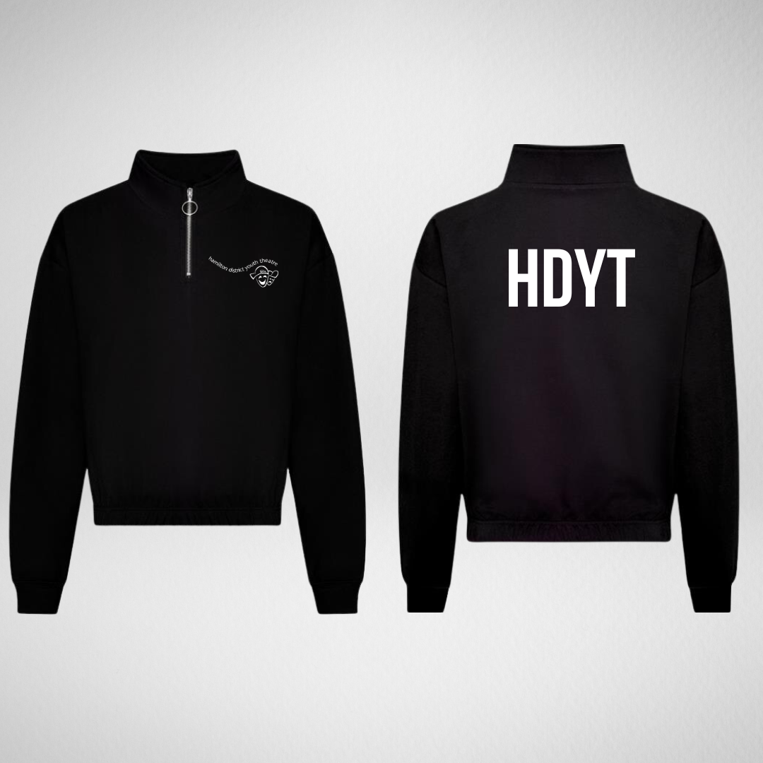 HDYT Cropped 1/4 Zip Sweatshirt