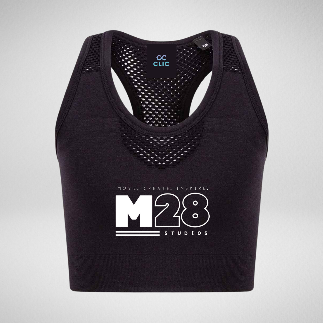 M 28 Studios Seamless Crop Top