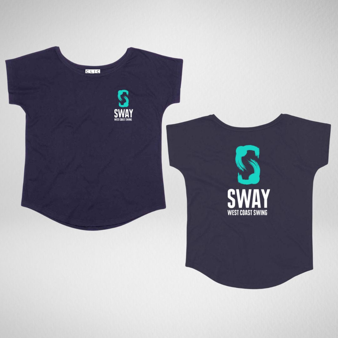 SWAY West Coast Swing Floaty Round Neck T-shirt