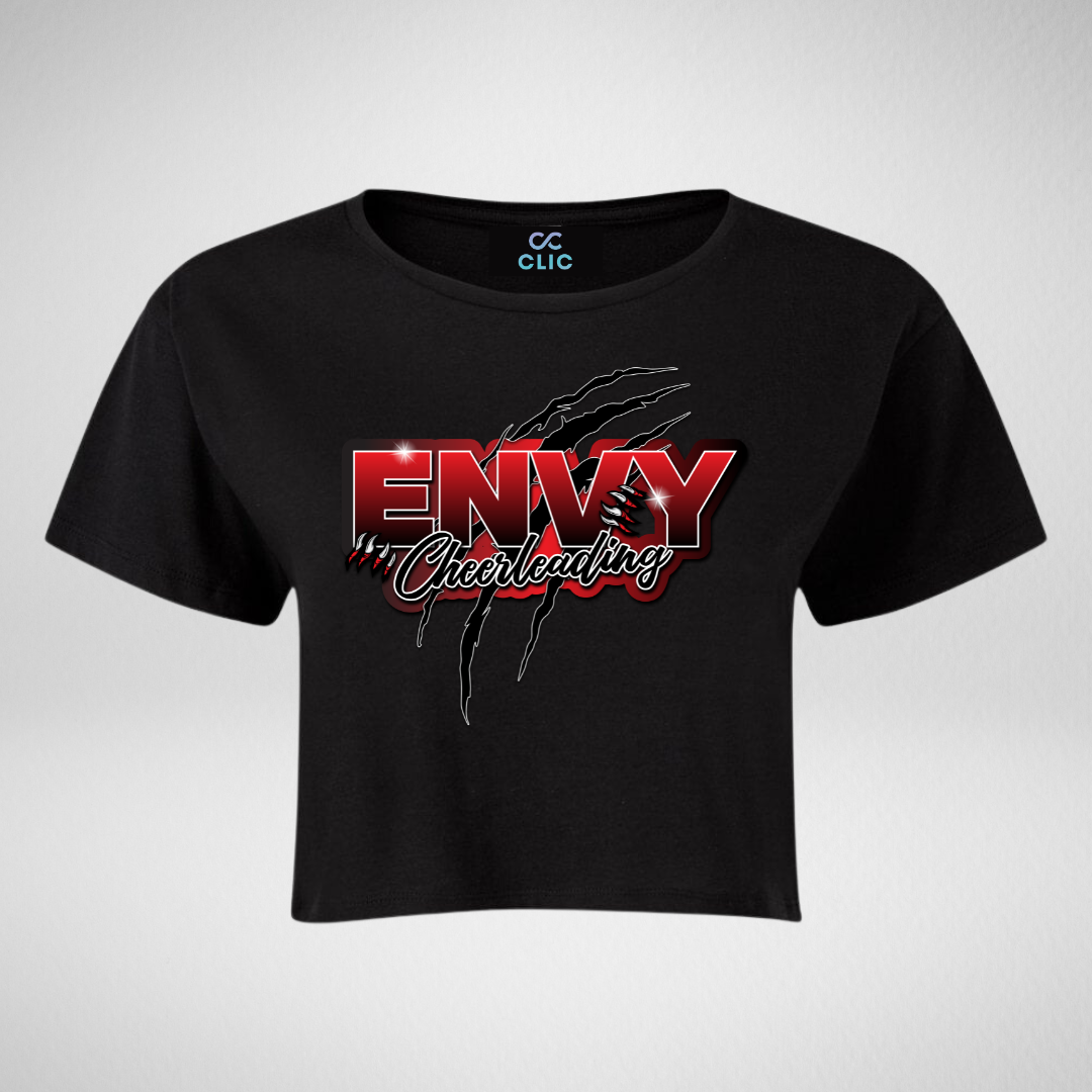 Envy Cheerleading Cropped T-Shirt