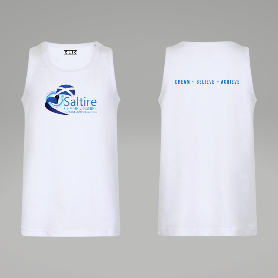 TwirlSport Scotland Majorettes Saltire Championships Sports Vest