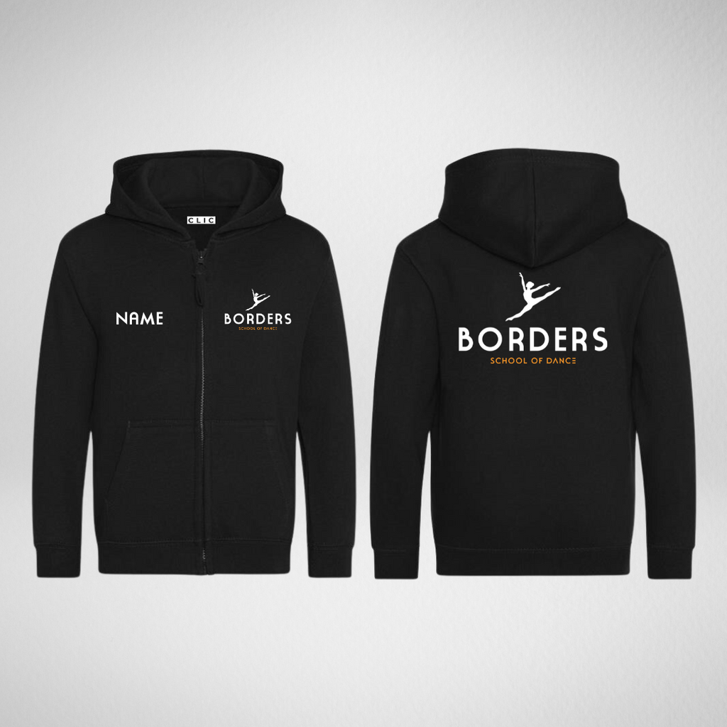 Borders School Of Dance Zipped Hoodie