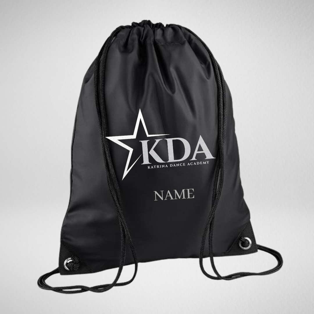 Katrina Dance Academy Metallic Drawstring Bag