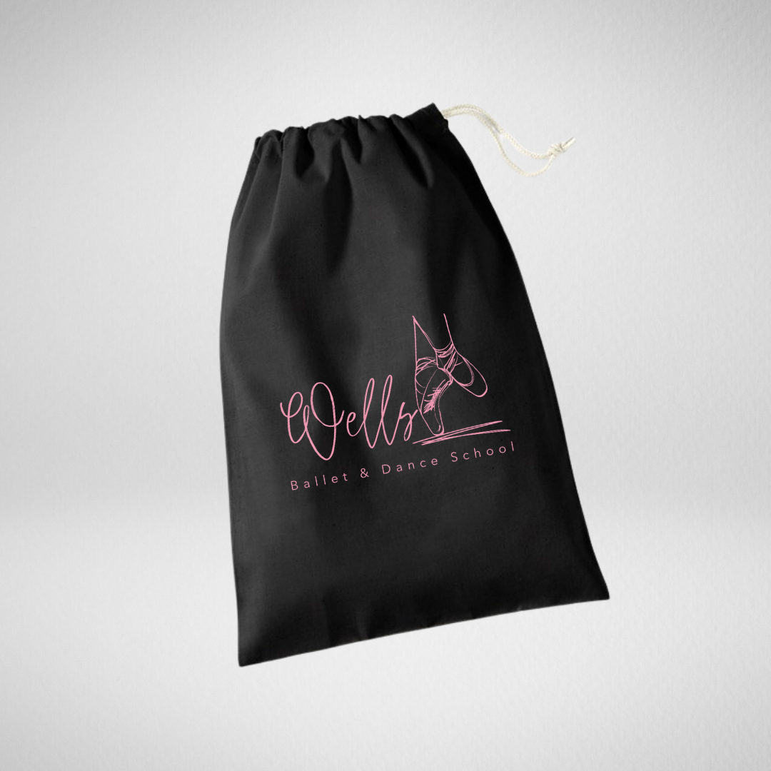 Wells Ballet & Dance School Shoe Bag