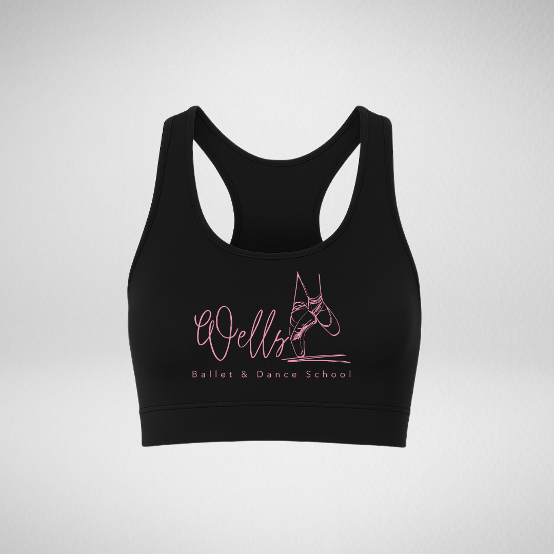 Wells Ballet & Dance School Racerback Crop Top