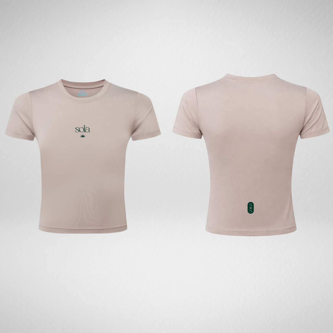 Sola Studios Stone Luxe Fitted Tee