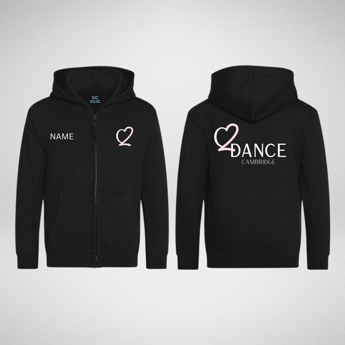 Chapter 2 Dance Academy Black Zipped Hoodie