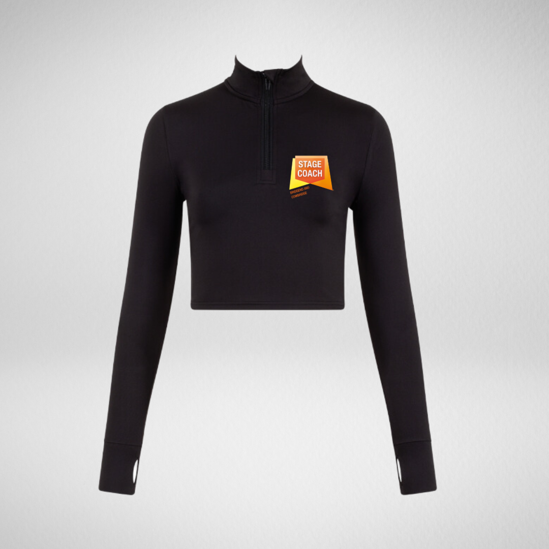 Stagecoach Bridgend & Cowbridge Long Sleeved Zip Crop Top