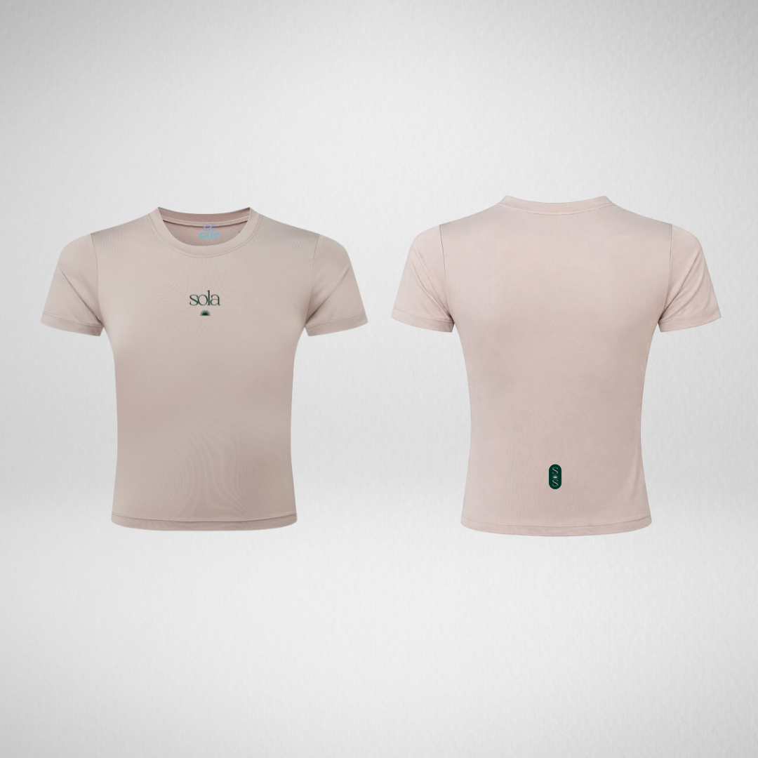 Sola Studios Stone Luxe Fitted Tee