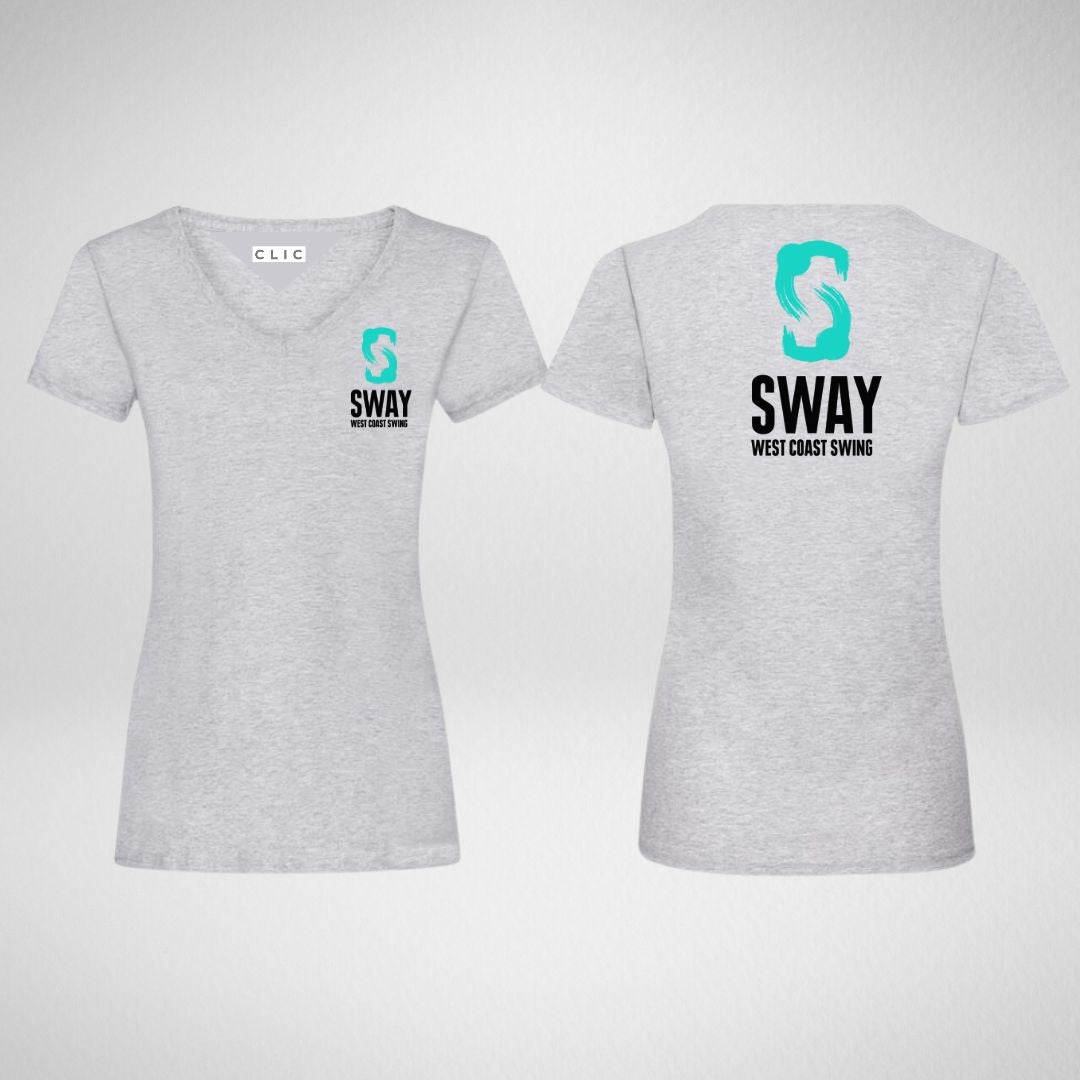SWAY West Coast Swing V Neck Cotton T-shirt
