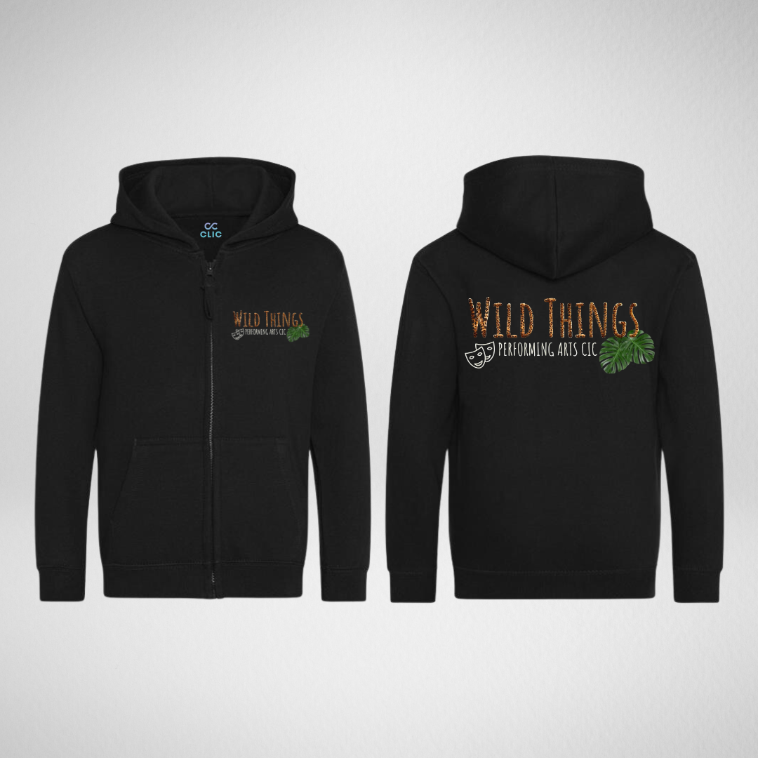 Wild Things Performing Arts CIC Zipped Hoodie