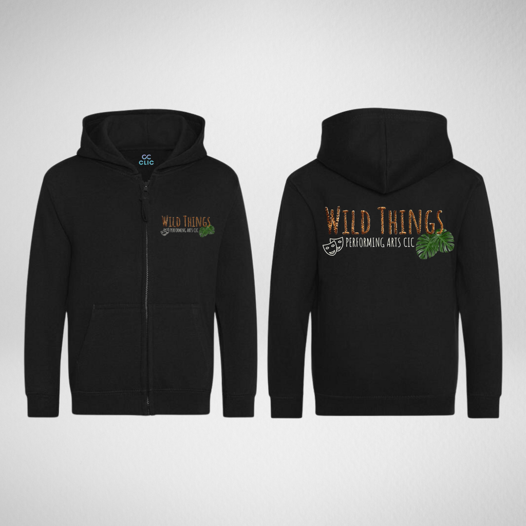 Wild Things Performing Arts CIC Zipped Hoodie