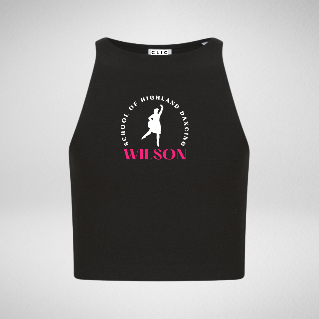 Wilson School of Highland Dancing Cropped Tank Vest
