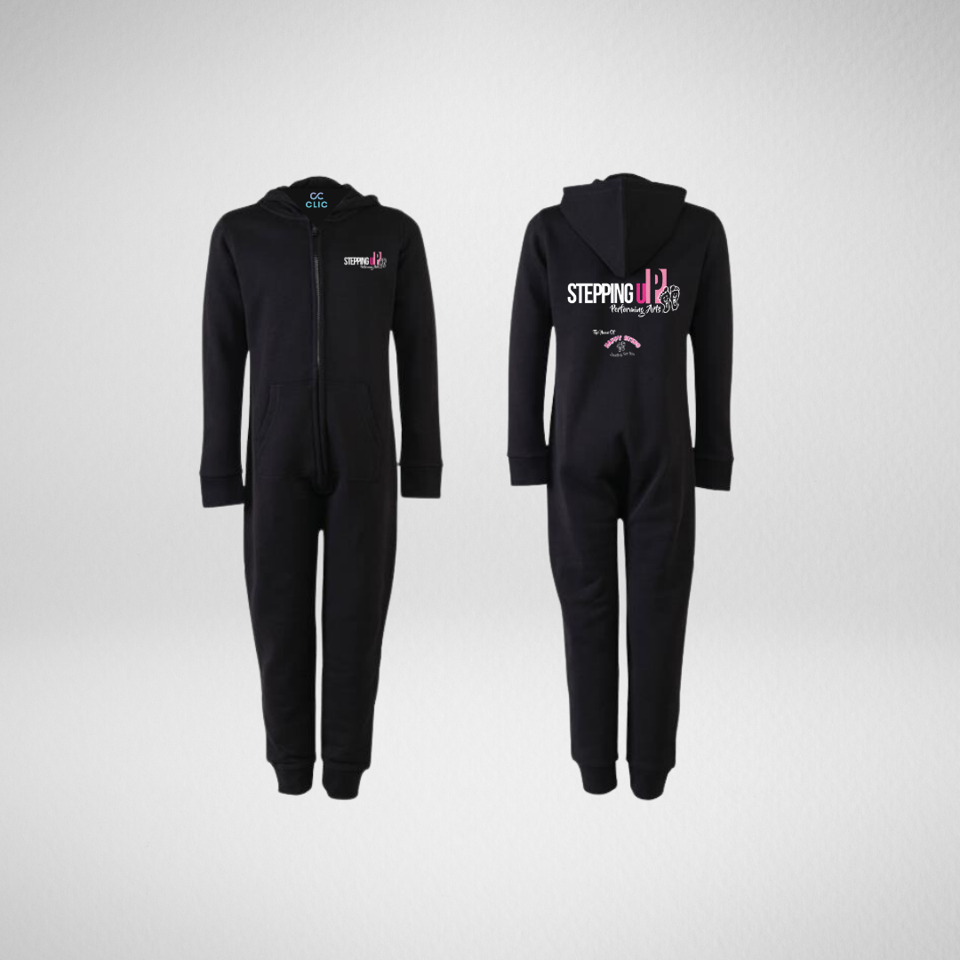Stepping Up Performing Arts Black Onesie