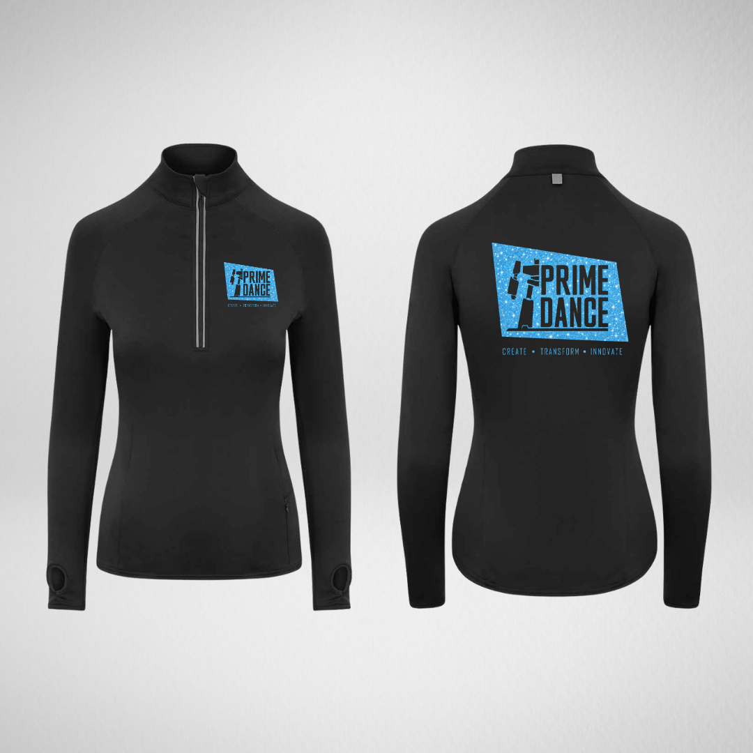 Prime Dance Stretch 1/4 Zip Top