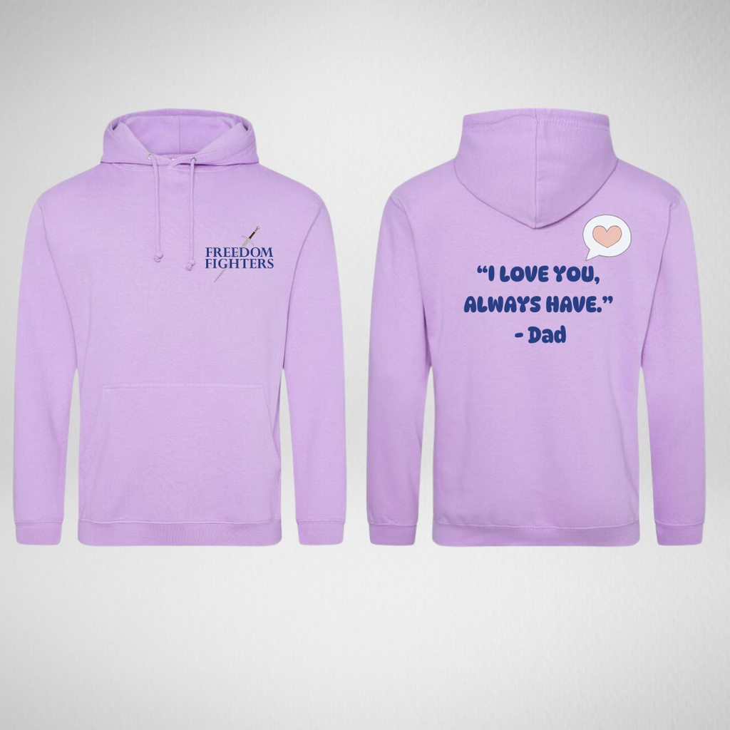 Freedom Fighters Love You Dad Pullover Hoodie