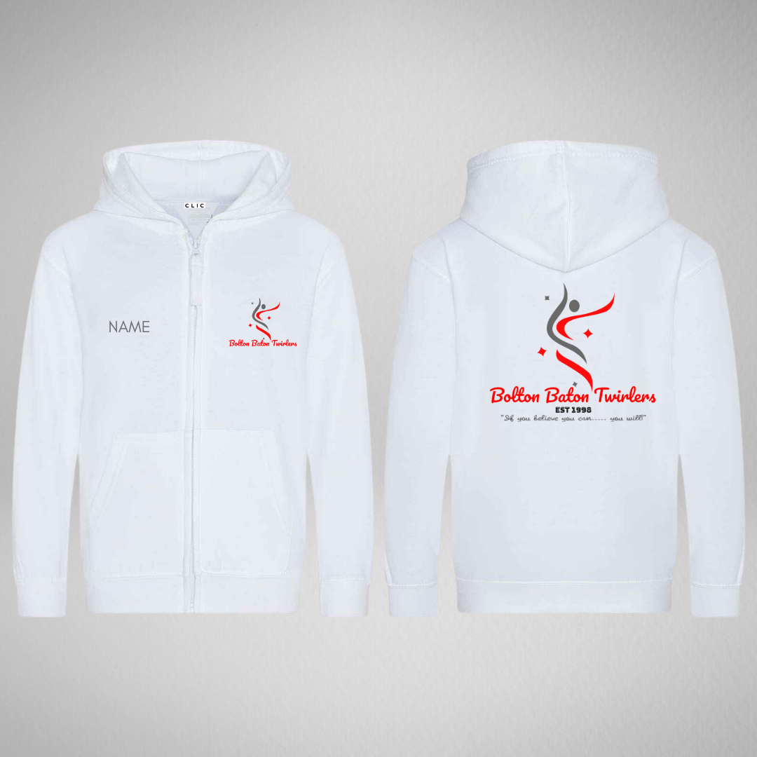 Bolton Baton Twirlers Zipped Hoodie