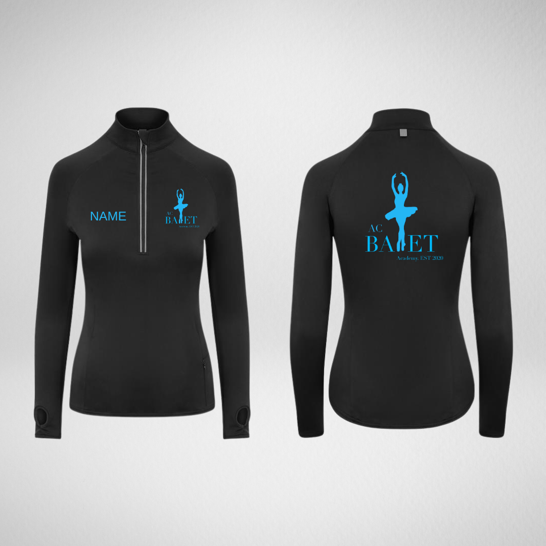 AC Ballet Stretch 1/4 Zip Top