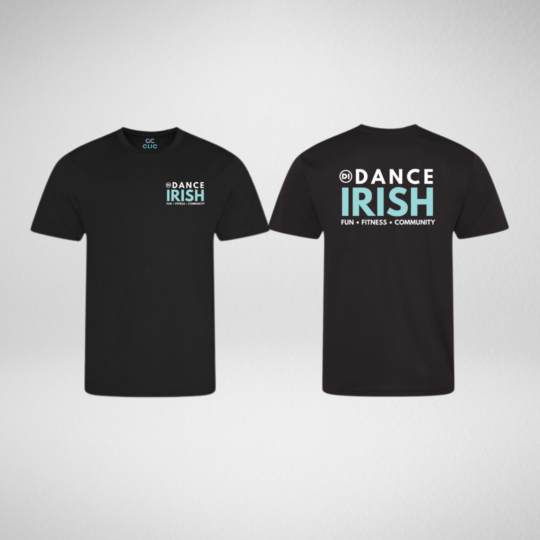 Dance Irish Black/Blue Dri Fit T-Shirt