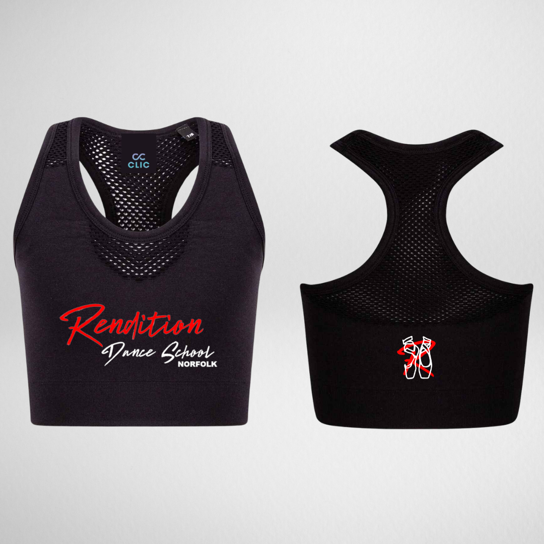 Rendition Dance School Seamless Crop Top