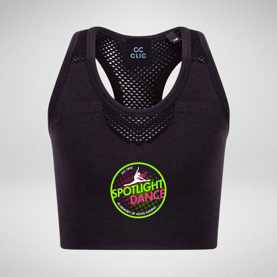 Spotlight Dance Seamless Crop Top