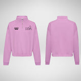 Emma's Dance Academy Dance Mom Cropped 1/4 Zip Sweatshirt