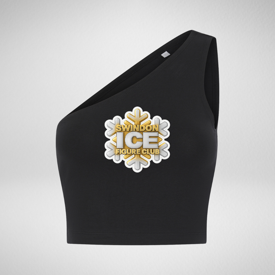 Swindon Ice Figure Club Main Range One Shoulder Crop Top