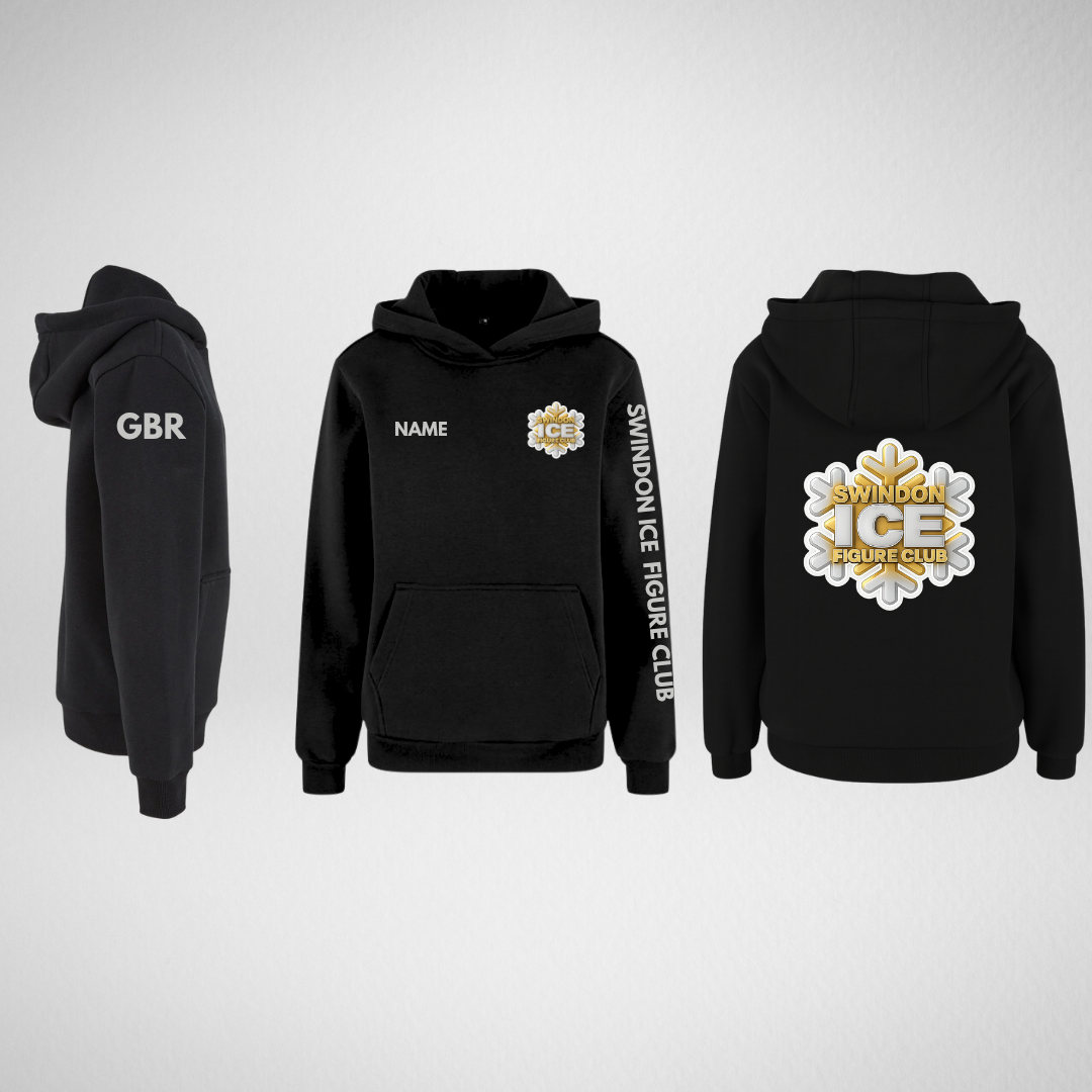 Swindon Ice Figure Club Main Range Silver Supersoft Pullover Hoodie