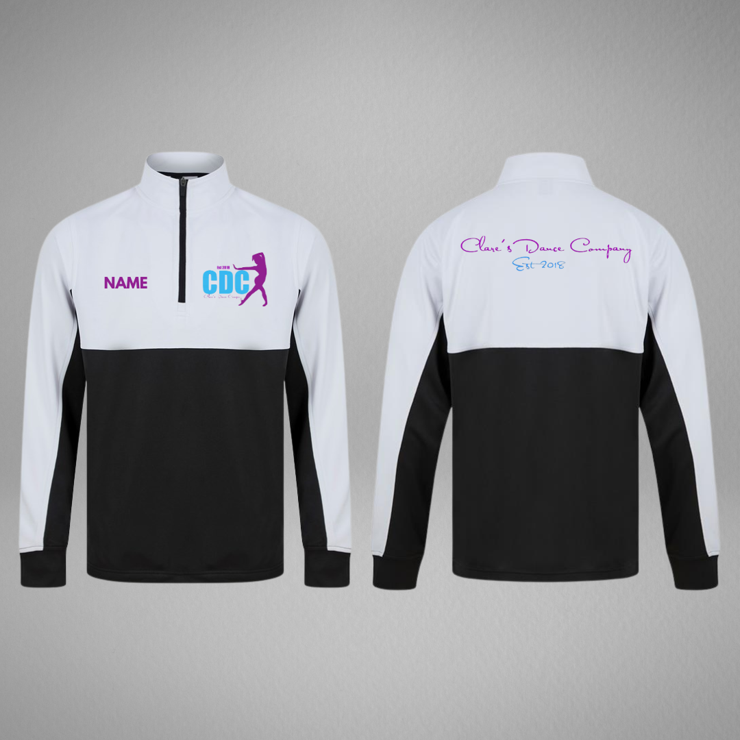 Clare's Dance Company 1/4 Zip Team Sweatshirt