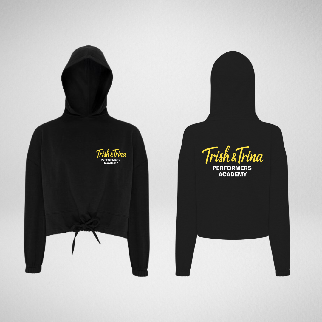 Trish & Trina Performers Academy Cropped Oversized Pullover