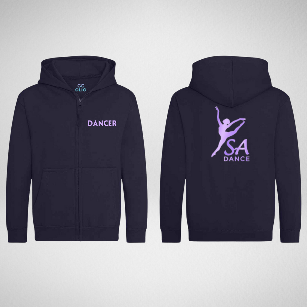SA Dance Navy Zipped Hoodie