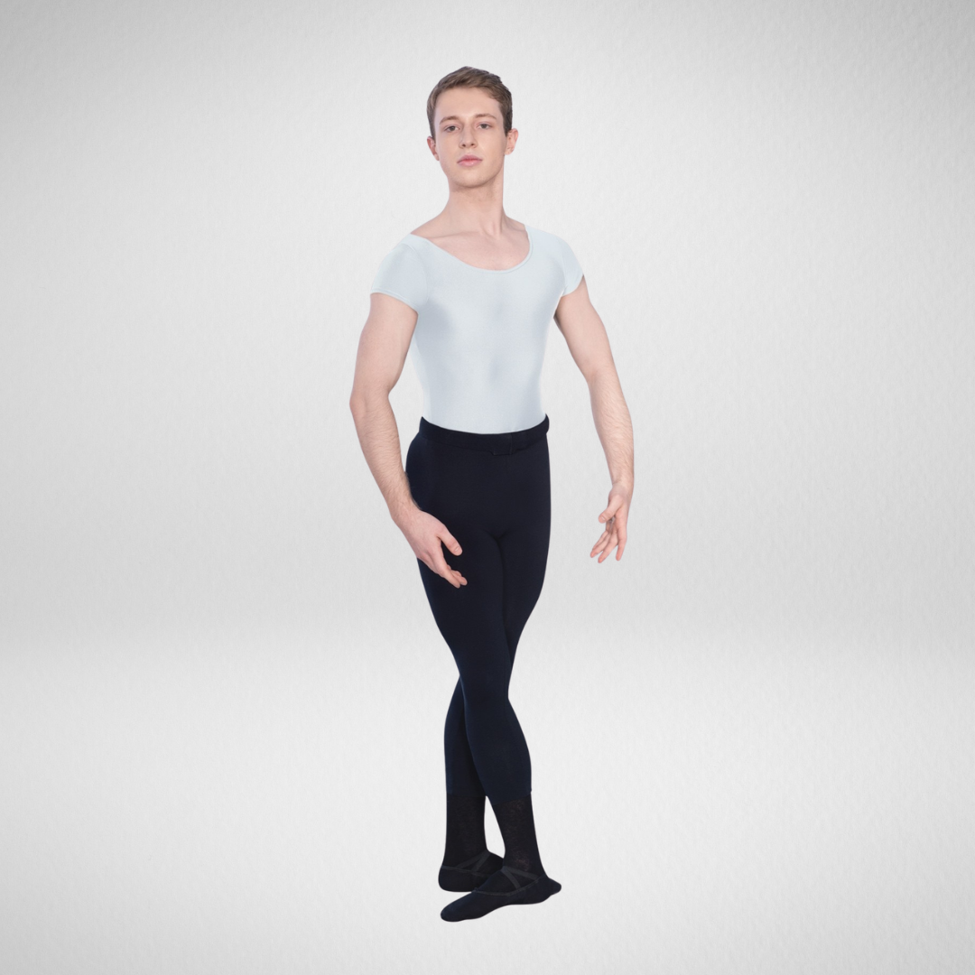 1st Position Male Cap Sleeve Scoop Neck Leotard