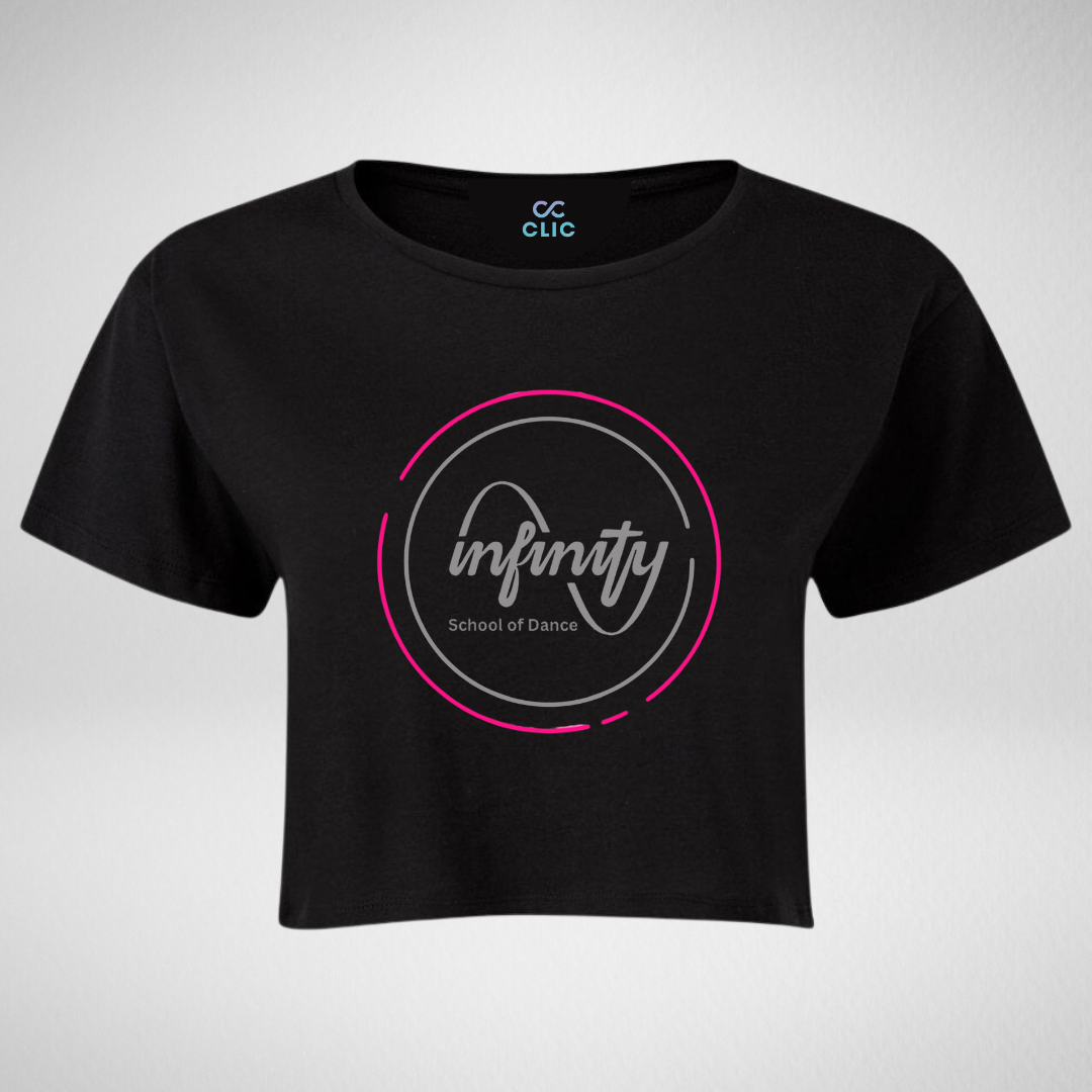 Infinity School Of Dance Cropped Street Dance T-Shirt