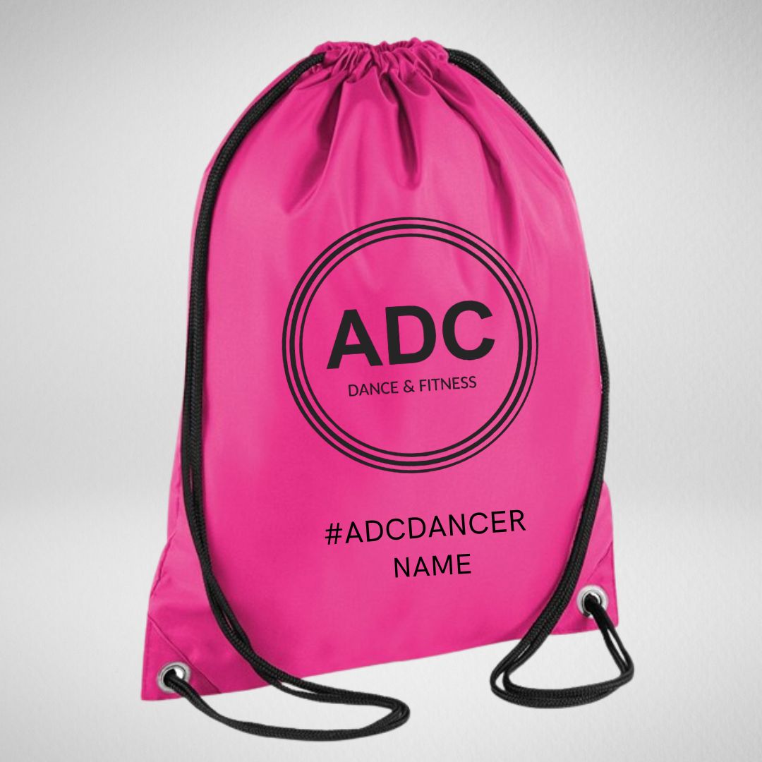 ADC Dance & Fitness Drawstring Bag