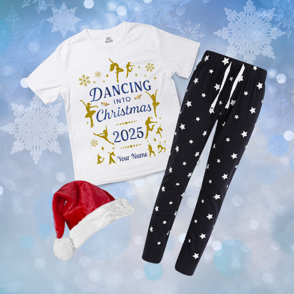 Dancing into Christmas Ladies Pyjamas