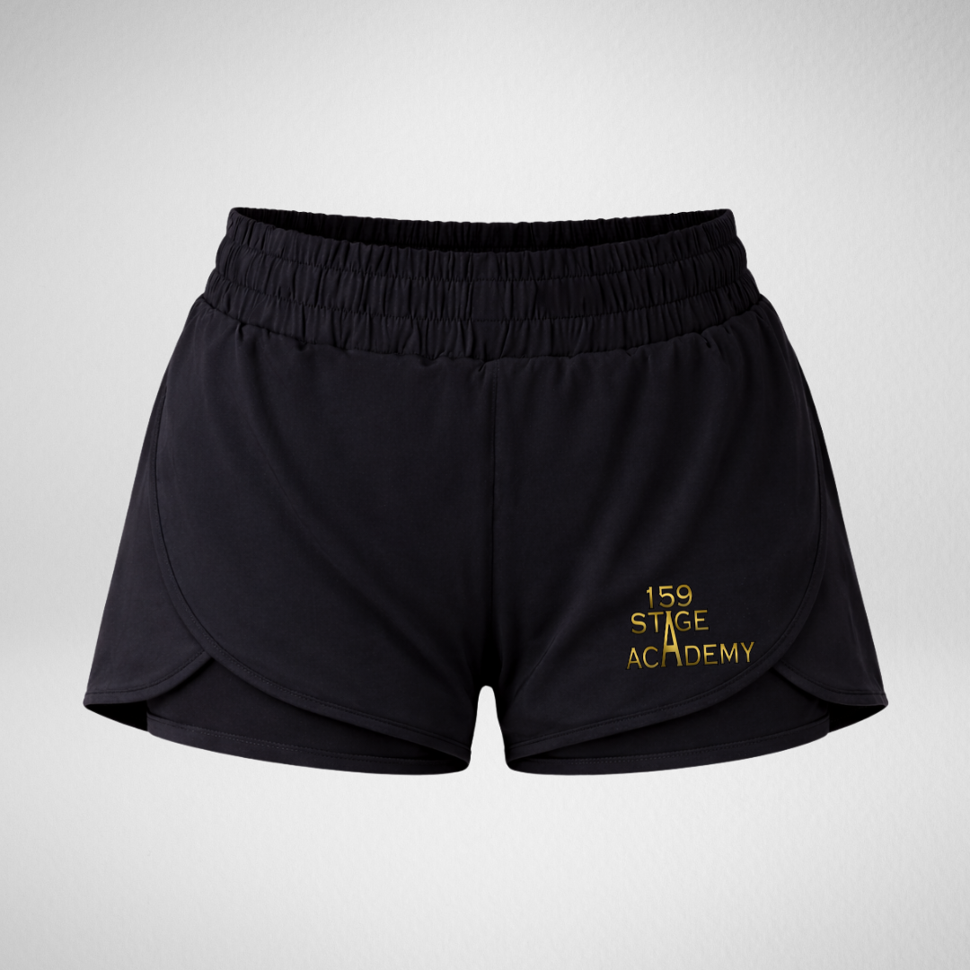 159 Stage Academy Layered Dance Shorts