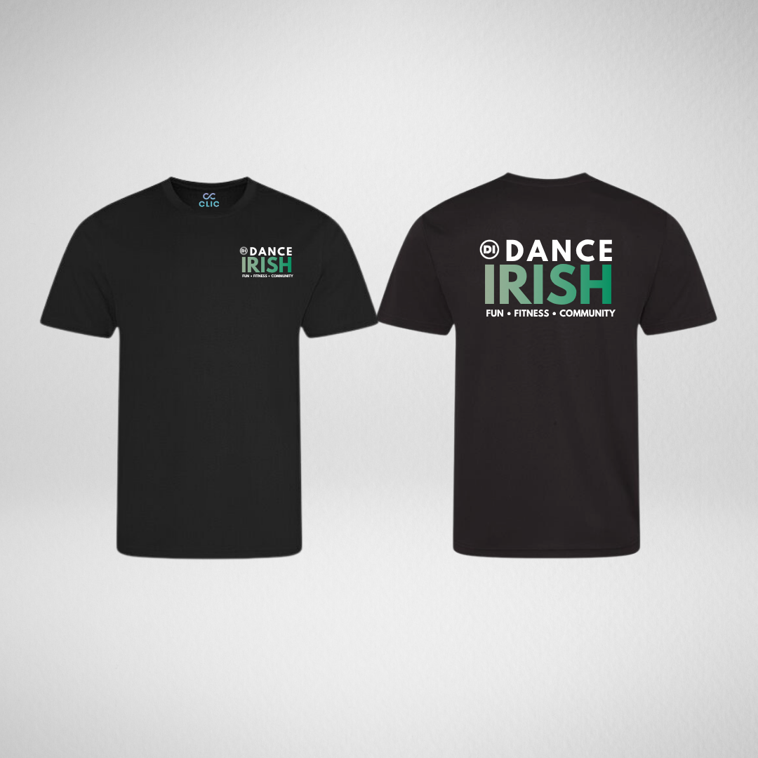 Dance Irish Black/Green Dri Fit T-Shirt