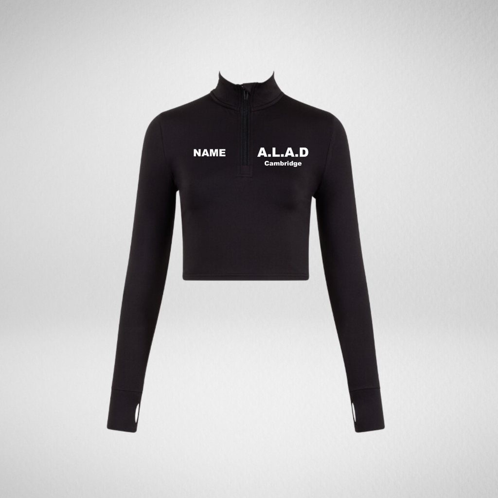 Amy-Leigh Academy Of Dance Long Sleeved Zip Crop Top