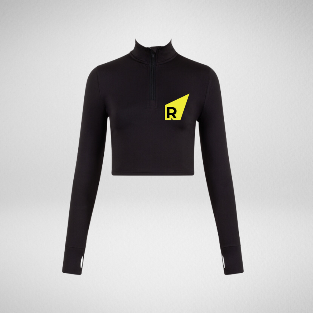 Rapture Theatre Arts Long Sleeved Zip Crop Top