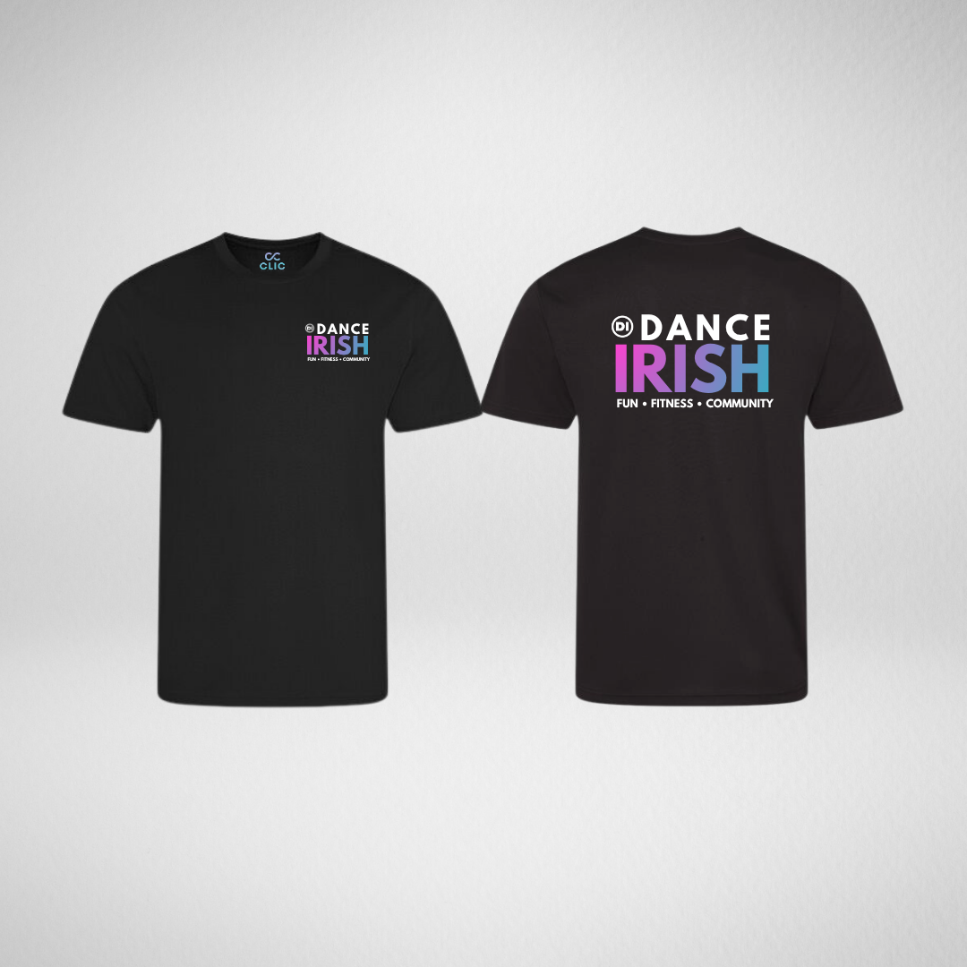 Dance Irish Black/Pink Dri Fit T-Shirt