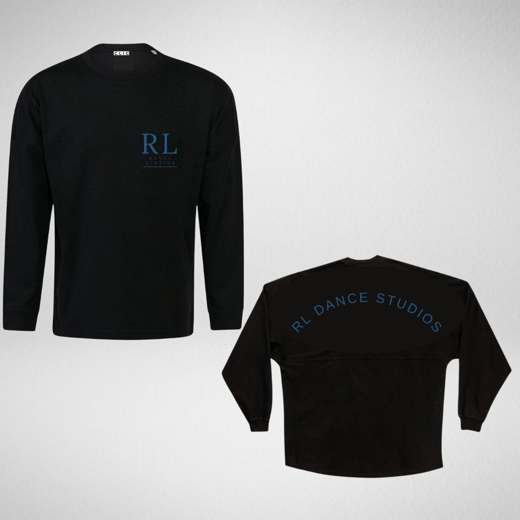 RL Dance Studios Drop Shoulder Top