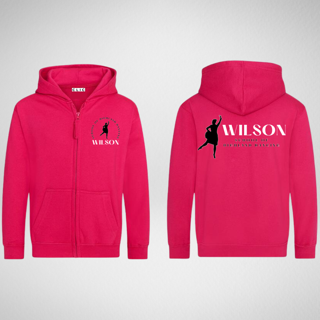 Wilson School of Highland Dancing Zipped Hoodie
