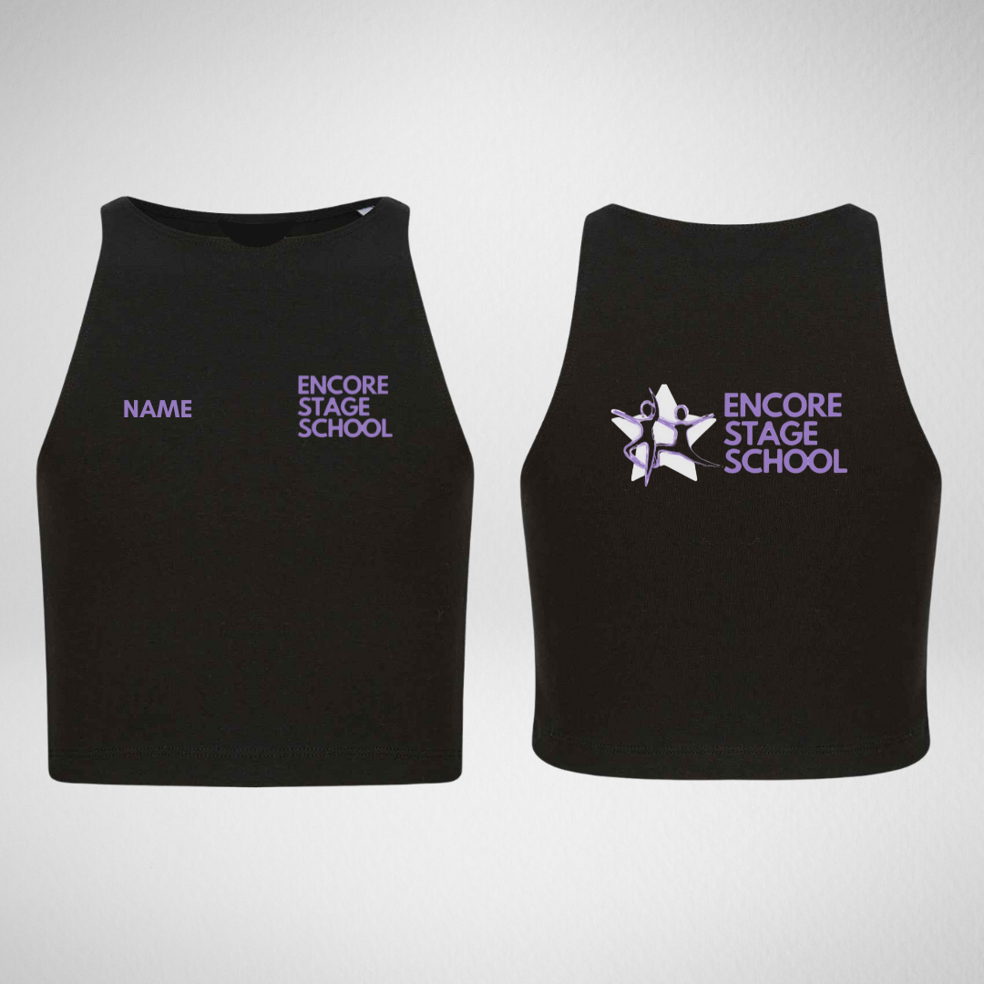 Encore Stage School Cropped Tank Vest