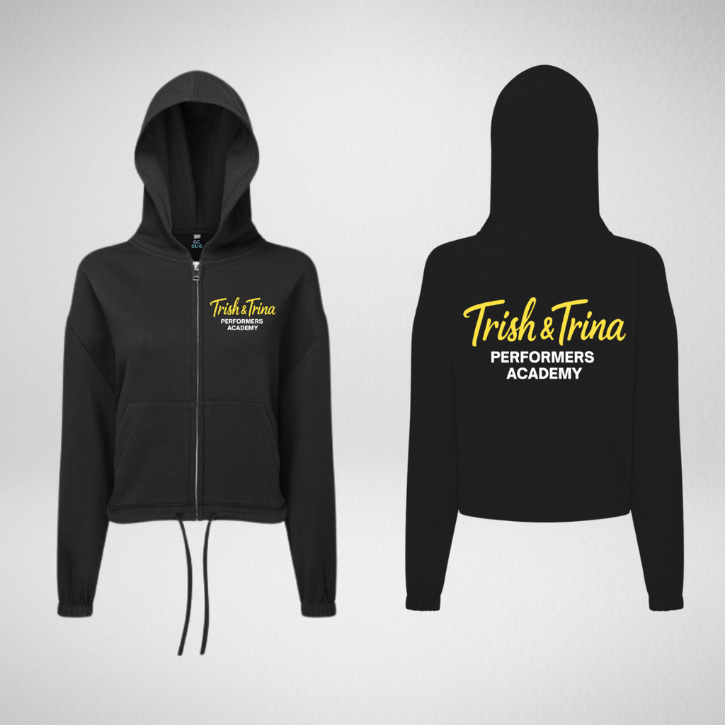 Trish & Trina Performers Academy Oversized Cropped Zip