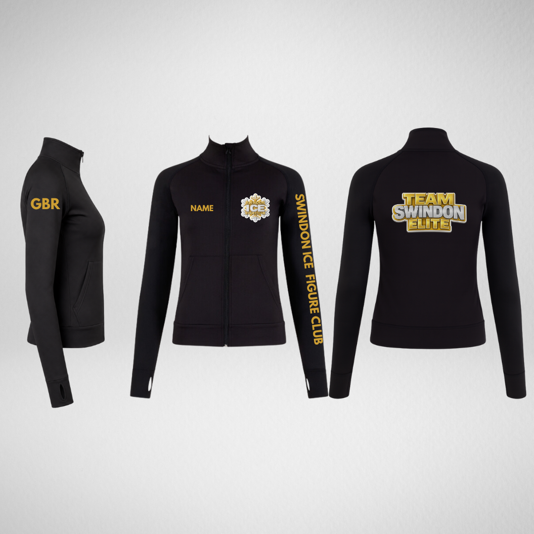 Swindon Ice Figure Club Main Range Gold Full Zip Uniform Jacket