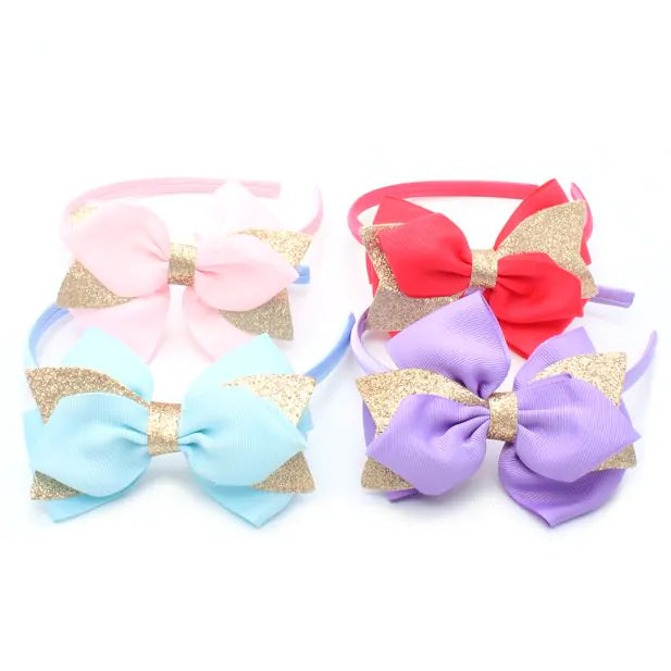 Fabric Bow Aliceband