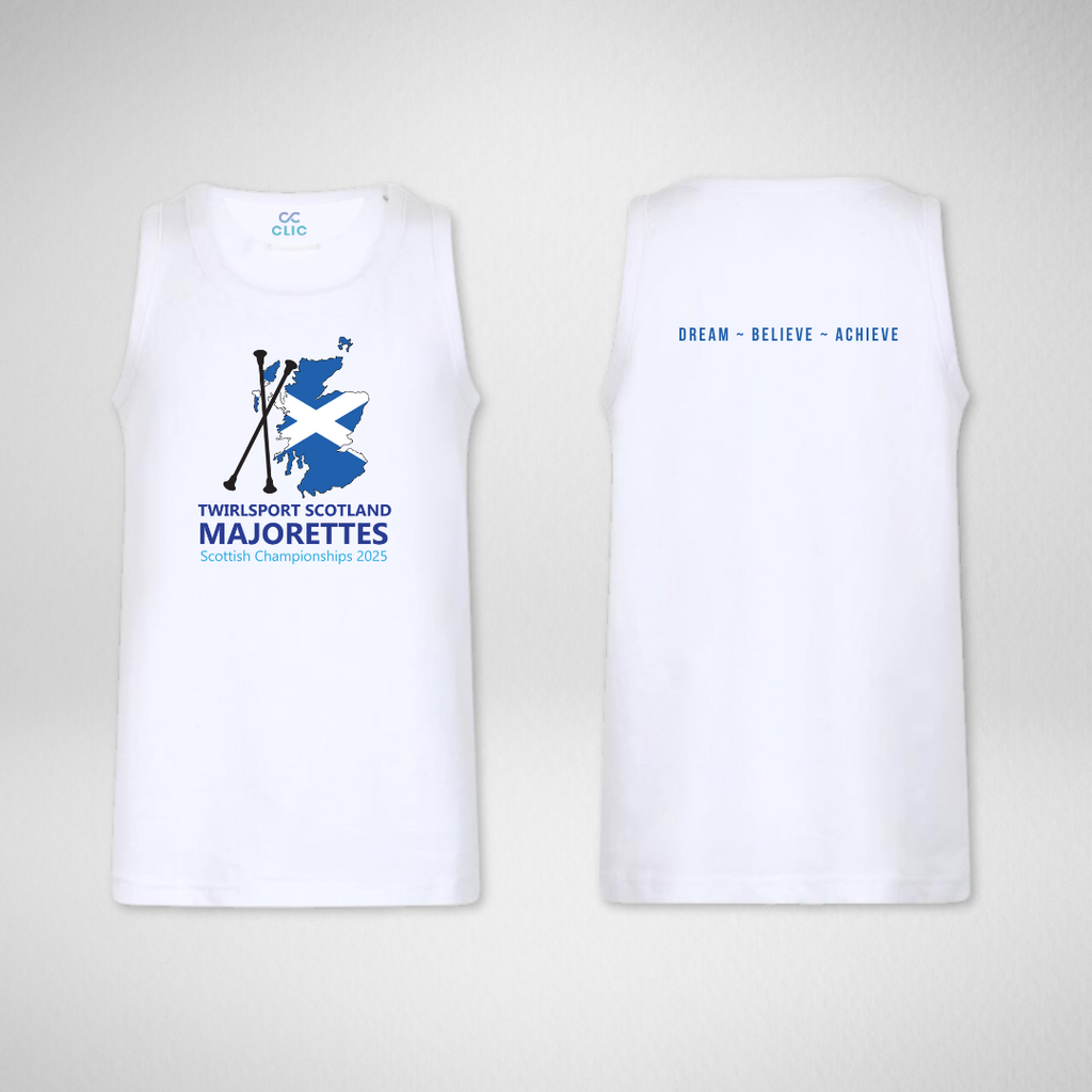 TwirlSport Scotland Majorettes Scottish Championships 2025 Sports Vest