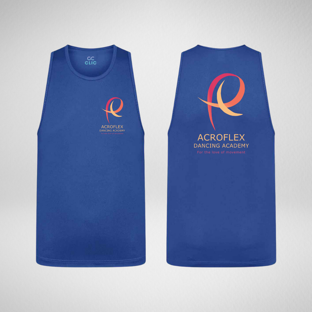 Acroflex Dancing Academy Dri Fit Sports Vest