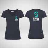 SWAY West Coast Swing V Neck Cotton T-shirt