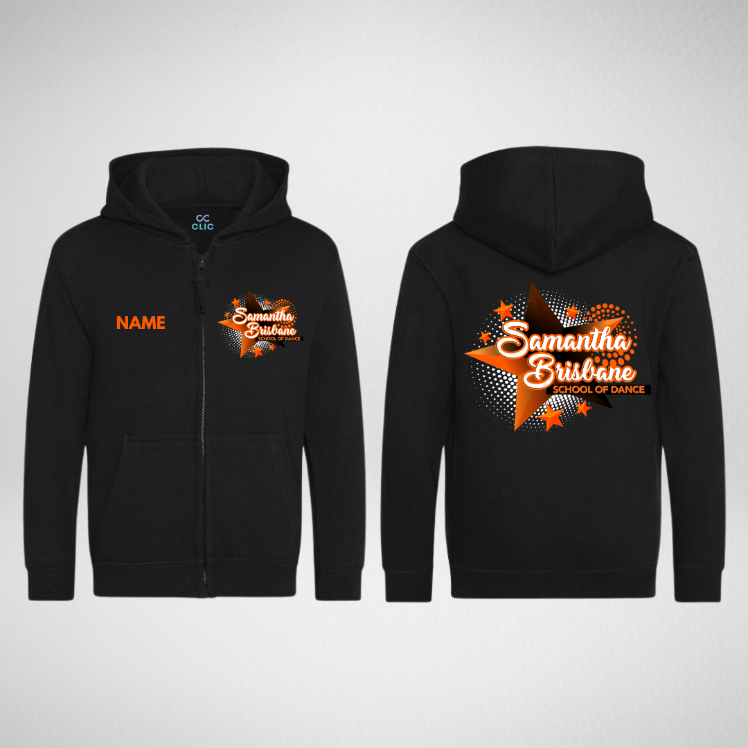 Samantha Brisbane School Of Dance Zipped Hoodie
